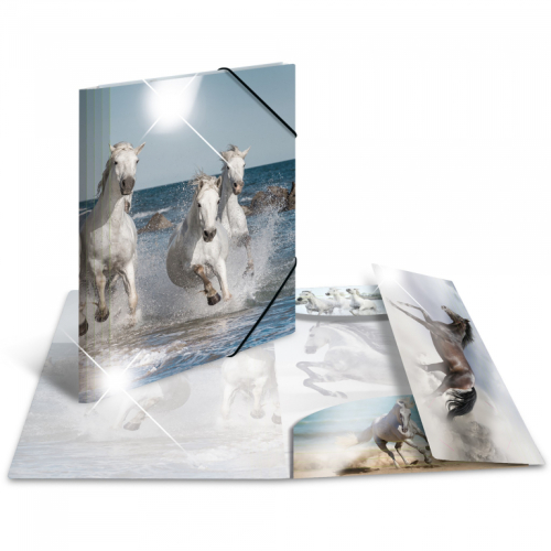 HERMA Sammelmappe A4 Glossy Pferd Polypropylen
