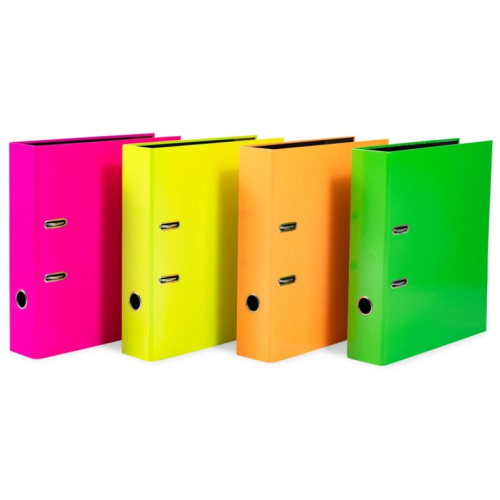 HERMA Ordner sortiert A4 Karton Neon 10Stk