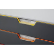 DURABLE Schubladenbox VARICOLOR 5 Fächer Etiketten mehrfbg