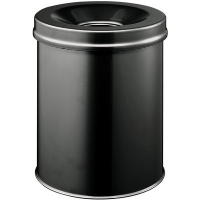 DURABLE Papierkorb Safe rund 15 Liter schwarz