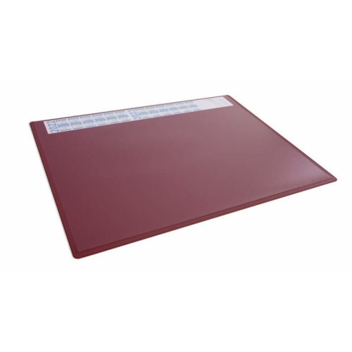 DURABLE Schreibunterlage PP mit Jahreskaleder 650x500cm rot