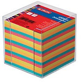Herlitz Zettelkasten Big 9 9x9x9cm 650Bl. vierfarb. transp.
