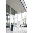DURABLE Papierkorb Safe mit Ascher rund anthrazit