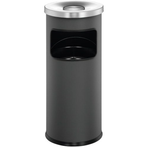 DURABLE Papierkorb Safe mit Ascher rund anthrazit