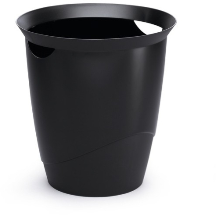 DURABLE TREND Papierkorb 16l schwarz