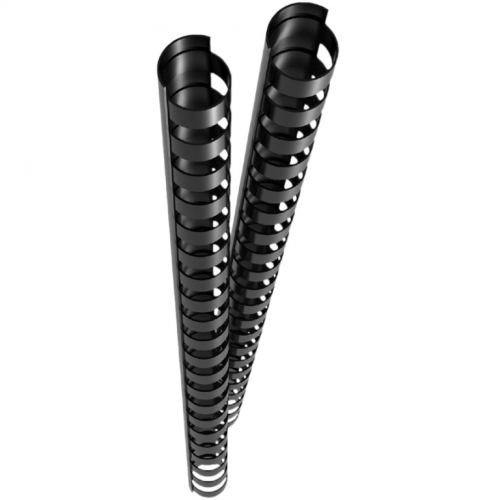 GENIE Spiralbinderücken 12mm schwarz 25 Stk