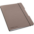 Herlitz Notizheft flex A6 40 Bl. Lederoptik FSC Mix taupe