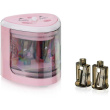 Peach Elektrischer Stiftspitzer PO102 universal pink