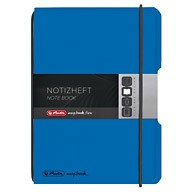 Herlitz Notizheft my.book flex A6 PP 40Bl. kariert blau
