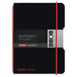 Herlitz Notizheft my.book flex A6 PP 40Bl. kariert schwarz