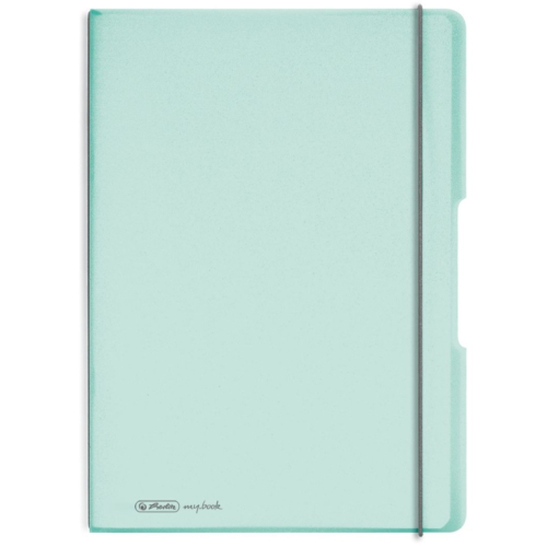 Herlitz Notizheft my.book flex A4 PP 2x 40Bl. kar/lin minze