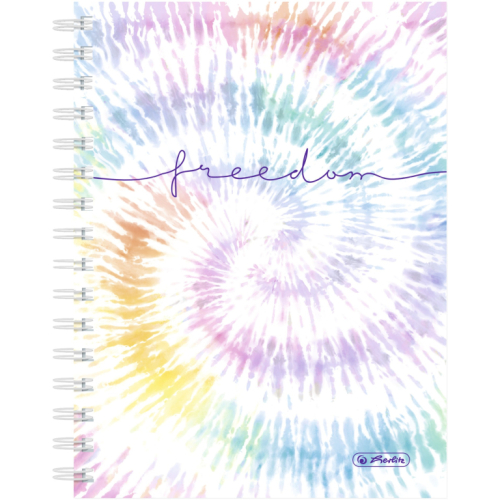 Herlitz Spiralboutiqueb. A5 100Bl.kar. New Batik Freedom