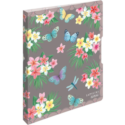 Herlitz Ringbuch PP A4 2R 16mm Ladyl.Butrfl.