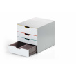 DURABLE Schubladenbox VARICOLOR Mix 4 Fächer mehrfb