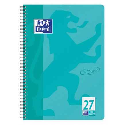Oxford Collegeblock A4+ L.27 aqua 80 Blatt