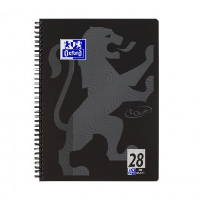 Oxford Collegeblock A4+ L.28 schwarz