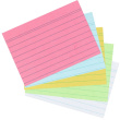 Herlitz Karteikarte A5 liniert grün 100er Packung