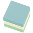Herlitz Haftnotizblock 75x75mm 6x100Bl GREENline farb. sort.