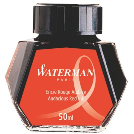 WATERMAN Tintenflacon Audacious Red (alt: Rot)