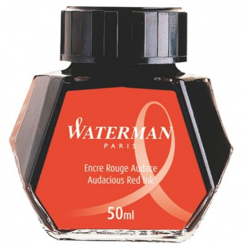 WATERMAN Tintenflacon Audacious Red (alt: Rot)