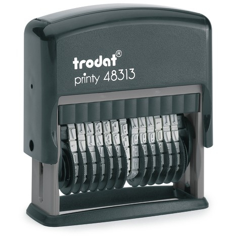 trodat Ziffernstempel Printy schw+Kissen schw 48313