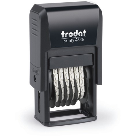 trodat Ziffernstempel Printy schw+Kissen schw 4836