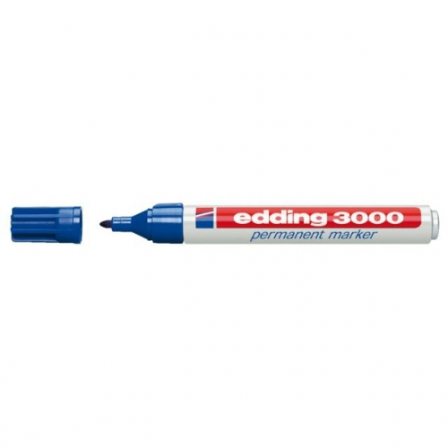 Edding - Marker - 3000 - 4-3000003 - blau - 1.5-3mm - 10er-Pack