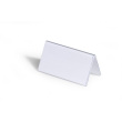 DURABLE Tischnamensschilder 52x100mm 25 Stück transparent