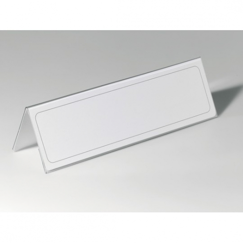 DURABLE Tischnamensschild 105/210x297mm transp 25 Stück