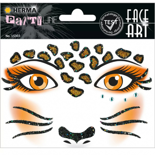 HERMA Face Art Sticker Leopard