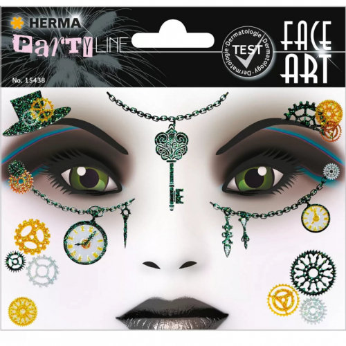 HERMA Face Art Sticker Steampunk Amelia