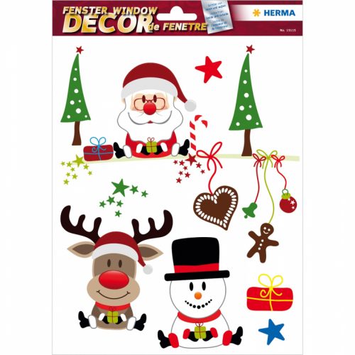 HERMA FENSTERBILD A4 WEIHNACHTSFREUDE