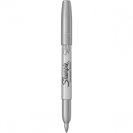 Sharpie Metallic Marker 1.4mm silber 12 Stück in Schachtel