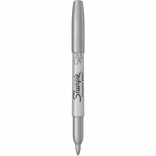 Sharpie Metallic Marker 1.4mm silber 12 Stück in Schachtel