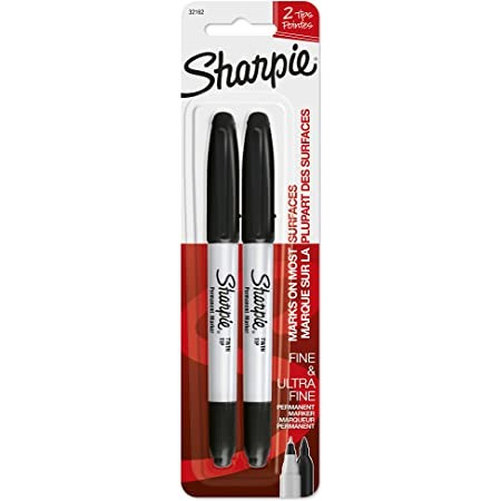 Sharpie Marker Ultra Fine Extra Fein schwarz. 2er Blister