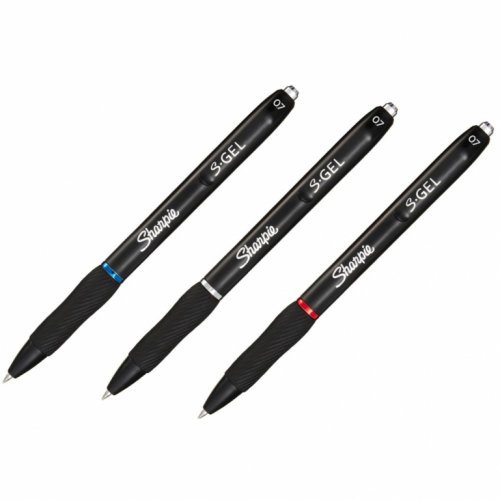 Sharpie Gelschreiber S-Gel 0.7mm 3 Stück Schwarz/Blau/Rot Blister