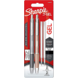 Sharpie Gelschreiber S-Gel 0.7mm 2er Set+2Minen Schwrz Metal Blister