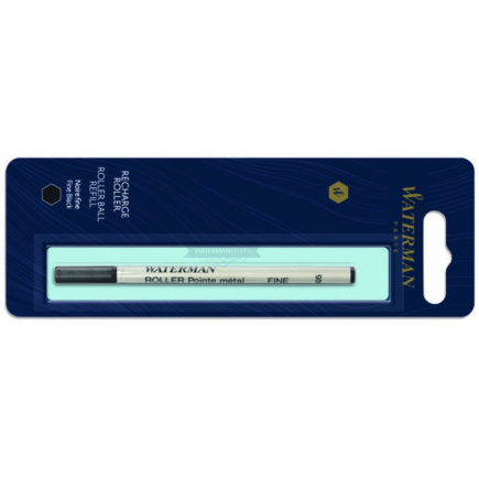 WATERMAN Rollerballmine Schwarz 1 Blister