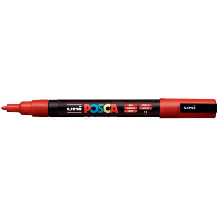 POSCA Marker UNI PC-3M rot BK