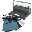 GENIE Spiralbindegerät inkl. Plastikbinderücken-Set CB-850