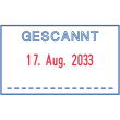 trodat Datumstempel Printy 4.0 /L22 mit Lagertext 4750