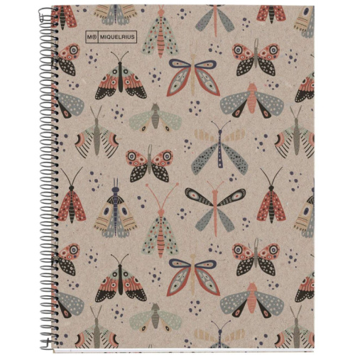 Miquelrius Notizblock SCHMETTERLING DESIGN Recy. A4 80 Blatt (Speditionsversand)