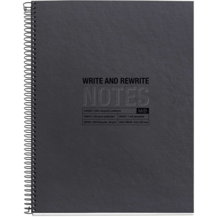 Miquelrius Notizblock SCHWARZ Recycle A4 80 Blatt (Speditionsversand) 21268783