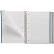 Miquelrius Notizblock Polyproylen Rec. A4 80 Blatt schwarz (Speditionsversand)