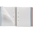 Miquelrius Notizblock Polypropylen Recy. A5 80 Blatt schwarz (Speditionsversand)