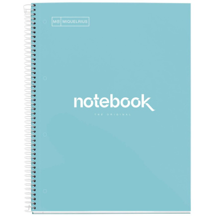 Miquelrius Notizblock HELLBLAU A4 90 Blatt (Speditionsversand)