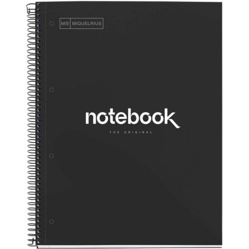 Miquelrius Notizblock SCHWARZ A4 90 Blatt (Speditionsversand)
