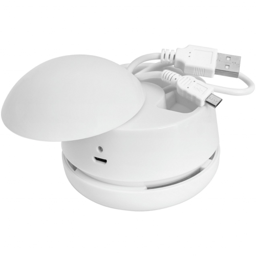 WEDO Tischstaubsauger W2D2 wiederaufladbar USB weiß
