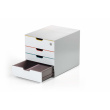 DURABLE Schubladenbox VARICOLOR Mix 4 Fächer SAFE abschlb me
