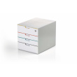 DURABLE Schubladenbox VARICOLOR Mix 4 Fächer SAFE abschlb me